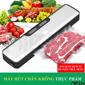 Máy Hút Chân Không Thực Phẩm Vacumm Sealer Đa Năng Hàn Miệng Túi Cao Cấp – Chế Độ Hút Khô, Ướt, Thịt & Chế Độ Hút, Seal Thủ Công Cho Thực Phẩm Rau Củ Quả. Hạt, Bột, Mềm Tùy Chọn. Hàng Chính Hãng 