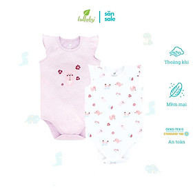 Body cộc tay Lullaby cho bé gái NH615P Trắng hồng - Màu trắng hồng,6-9 tháng