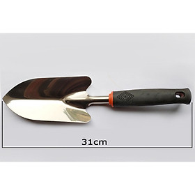 Xẻng trồng cây inox cán cao su