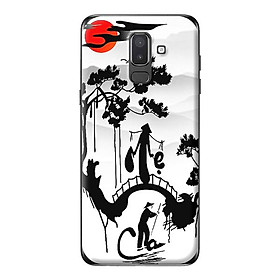 Ốp lưng cho samsung galaxy j8 2018 cha mẹ - hàng chính hãng