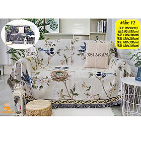 Mua  CAO CẤP  Khăn thảm phủ ghế Sofa Loại họa tiết thổ cẩm  Chăn đắp thư giãn  Thảm decor cao cấp (Full Size)