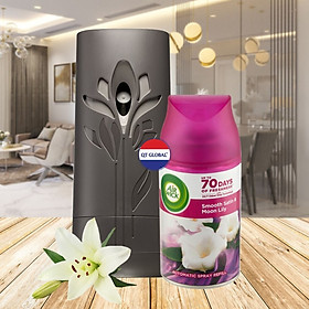 Mua Bộ phun tinh dầu tự động Air.Wick Smooth Satin & Moon Lily 250ml QT004879 - hương hoa ly