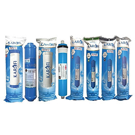 Mua Combo 8 lõi lọc nước Karofi chính hãng dùng cho máy lọc nước Karofi N-e118 - Hàng Chính Hãng