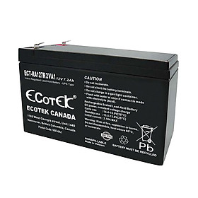 Mua Acquy Ecotek - Hàng chính hãng 12V7 2Ah model ECT-RA127R2VA1  acquy khô kín khí không cần bảo dưỡng  chuyên dụng cho UPS và điện năng lượng mặt trời  Bảo hành tối thiểu 12 tháng  đã được mua bảo hiểm lên đến 2.000.000 USD