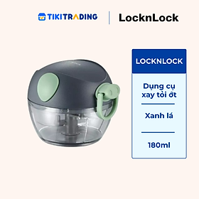 DỤNG CỤ XAY THỰC PHẨM MINI LOCKNLOCK CKS321GRN, 180ml - Hàng Chính Hãng