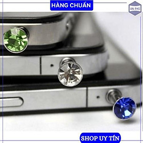 Nút che bụi vào lỗ tai nghe điện thoại hình kim cương
