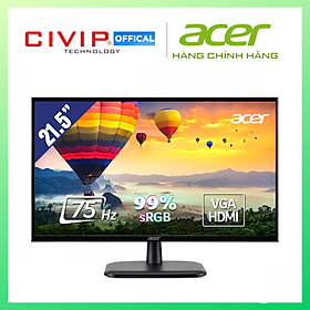 Mua Màn Hình LCD Acer EK220Q (1920x1080/VA/75Hz/5ms) - Hàng Chính Hãng