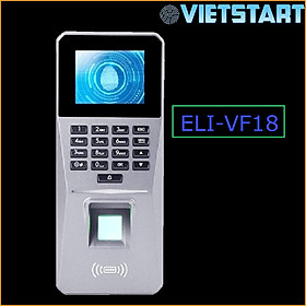 Đầu đọc vân tay kiểm soát ra vào cửa ELI-VF18- Hiển thị LCD -Nhớ 3000 Vân tay, 4000 thẻ