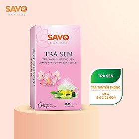 Trà SAVO Sen (25 gói x 2g)