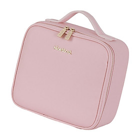 Makeup Case with  Adjustable Dividers for Women Girls