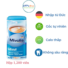 Mua Đường Ăn Kiêng Cho Người Tiểu Đường  Người Già  Người Ăn Kiêng Mivolis  Giảm Béo  Mỡ Máu  Hộp 1200 Viên  Nhập Đức