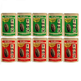 Hạt hướng dương Chacheer 130g - 5 Dừa+5 Ngũ vị ( Lốc 10 gói )
