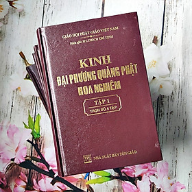 Kinh Hoa Nghiêm (Bộ 4 tập, bìa da, gáy tròn)-BOOKCITY