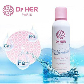 Combo 4 chai xịt khoáng cấp ẩm da Dr Her Paris 150ml ( 4x150ml)