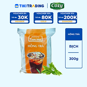 Hồng Trà Tam Mã Cozy Hỗ Trợ Thanh Nhiệt, Tiên Lợi Pha Chế - Vị Trà Đen Gói 300g