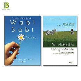 Combo 2 Cuốn Về Những Lối Sống Nổi Tiếng: Wabi Sabi - Thương Những Điều Không Hoàn Hảo + Yêu Những Điều Không Hoàn Hảo (Tặng Kèm Bookmark Bamboo Books)