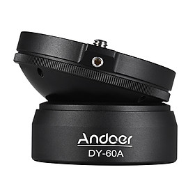 Đế Cân Bằng Máy Ảnh Hợp Kim Nhôm Nghiêng 15° Có Lỗ Ốc 1/4 Inch Andoer DY-60A Cho Máy Ảnh Canon Nikon Sony