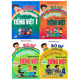 Sách - Combo 4 cuốn Bộ Đề Luyện Thi Violympic Trạng Nguyên Tiếng Việt Lớp 1 + 2 + 3 + 4 Trên Internet