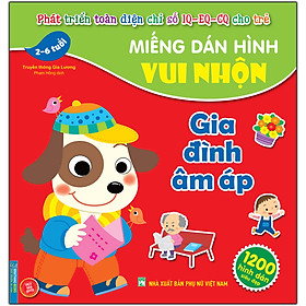 Miếng dán hình vui nhộn - gia đình ấm áp