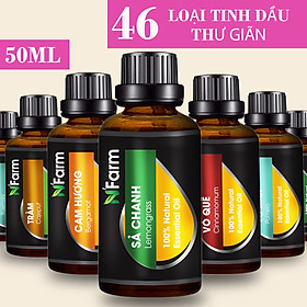 Tinh Dầu Xông Phòng Nguyên Chất NFARM 50ML, Nhiều Mùi Hương / Sử Dụng Với Máy Xông Tinh Dầu Giúp Thơm Phòng, Thư Giãn Đuổi Muỗi, Tốt Cho Sức Khỏe/ COMBO A