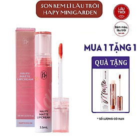 (TẶNG 1 SON) Son môi kem lì HA:PY Matte Lip Cream phiên bản nâng cấp HAPY Roses MiniGarden son lì lâu trôi kháng nước