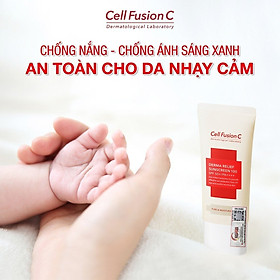 Kem chống nắng Cell Fusion C Derma Relief Suncreen 100 SPF50+ PA+++TẶNG 1 mặt nạ Sexylook (Nhập khẩu)