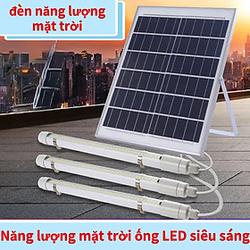 Mua đèn năng lượng mặt trời T8 có 3 công suất 100w (60cm) 150w (90cm) 200w (120cm)  chỉ số kháng nước IP67 an toàn khi sử dụng