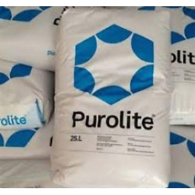 1 bao Hạt nhựa Purolite 25 lít nhập khẩu Anh - làm mềm và khử cứng xử lý nước