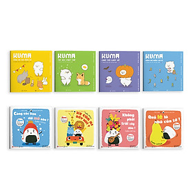 Combo Ehon Nhật Bản: Kuma Làm Quen Với Môn Toán + Giri 1 (Set 8 Cuốn Ehon Nuôi Dưỡng Tâm Hồn Và Phát Triển Khả Năng Ngôn Ngữ Cho Trẻ Trên 2 Tuổi)