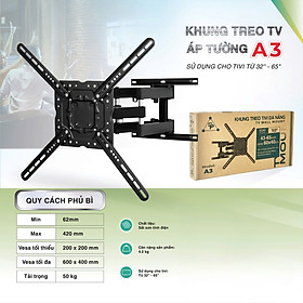 Mua Giá treo tivi  khung treo tivi xoay đa năng tiện lợi Chánh Phát kích thước 32 đến 65 inch - Xoay mọi góc độ A3 - Hàng Chính Hãng