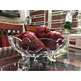 Mua BÁT THUỶ TINH TRẮNG ĐỰNG BÁNH KẸO HOA QUẢ SANG TRỌNG
