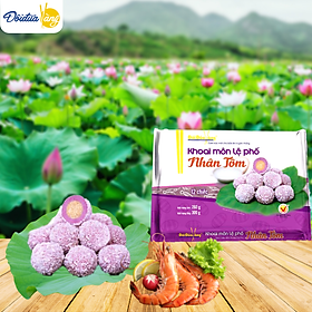 Khoai môn lệ phố nhân tôm Đôi Đũa Vàng đồ ăn vặt bổ dưỡng gói 260g