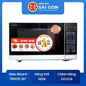 Lò vi sóng điện tử có nướng sharp r-g572vn-s - hàng chính hãng