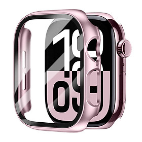 Mua Ốp Case PC Mặt Kính Cường Lực Metal Color cho Apple Watch Series 10 Size 42mm/46mm - Hàng Chính Hãng