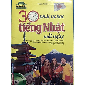 ￼Sách - 30 Phút tự học tiếng Nhật mỗi ngày ( Kèm CD )