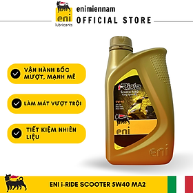 Nhớt xe tay ga eni i-ride scooter ma2 5w40 fully synthetic