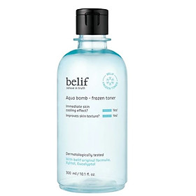  Nước cân bằng làm dịu và thu nhỏ lỗ chân lông cho da nhạy cảm belif Frozen Toner 300ml