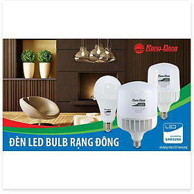 Đèn LED BULB TRỤ 10W Rạng Đông - Sáng trắng