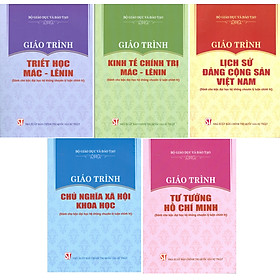 Ảnh bìa Combo 5 cuốn Giáo Trình Dành Cho Bậc Đại Học Hệ Không Chuyên Lý Luận Chính Trị: Giáo Trình Triết Học, Giáo Trình Kinh Tế Chính Trị , Giáo Trình Chủ Nghĩa Xã Hội Khoa Học, Giáo Trình Lịch Sử Đảng Cộng Sản Việt Nam, Giáo Trình Tư Tưởng Hồ Chí Minh