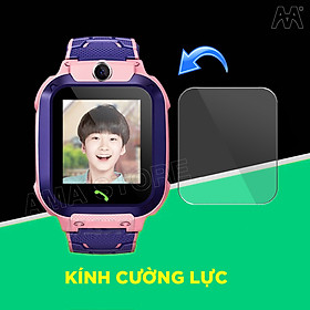 Kính Cường Lực Đồng hồ Thông minh Q12, Q15, Q12B, D06S, LT31, DH11, G2, A28, DS60, M80, Q16S, K10 Kích thước 30mm x 35mm Hàng nhập khẩu