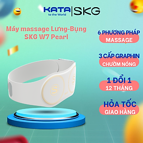 Đai massage Lưng SKG W7 mátxa xung điện TENS-EMS và Chườm nóng giúp giảm đau thắt lưng, đau bụng kinh ở phụ nữ