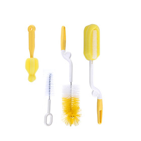 Bộ Dụng Cụ Bàn Chải Làm Sạch Bình Sữa (4 Cái)