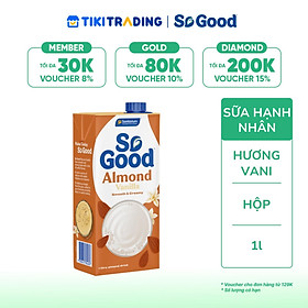 Sữa Hạnh Nhân Hương Vani So Good 1Lít