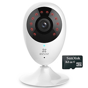Camera IP Ezviz CS-CV206 (C2C 1080P) Kèm thẻ nhớ 32GB Sandisk - Hàng chính hãng