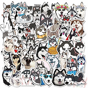 Set 30 Sticker Chó Husky