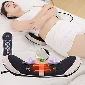 Máy massage lưng cột sống JB-3033 - FREESHIP - Đệm massage mát xa lưng cột sống có điều khiển, sưởi ấm hồng ngoại, 9 Chế Độ, Khí Nén