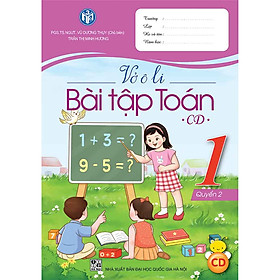 Vở Ô Li Bài Tập Toán Lớp 1 Cánh Diều Quyển 2