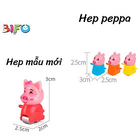 Đồ chơi, heo Peppa, tàu lượn leo cầu thang có đèn có nhạc cho bé