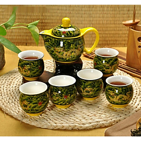 Mua BỘ ẤM TRÀ RỒNG VÀNG