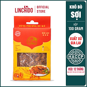 Khô Bò Sợi _ Tùng Phương Du Ký _ Loại 100 Gram ( LOẠI HỘP )